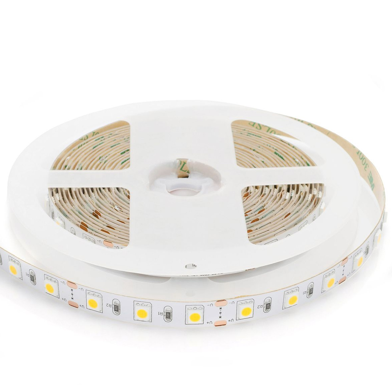 Светодиодная лента 14,4W/m 60LED/m 5050SMD теплый белый Белый в Саратове | Loft Concept 