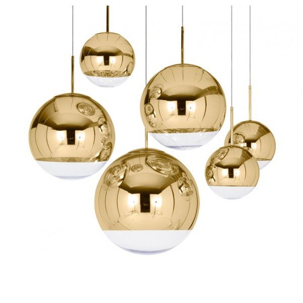 Подвесной светильник Mirror Ball Gold Золотой в Саратове | Loft Concept 