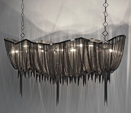 Люстра Atlantis Aluminium Chain Chandelier  в Саратове | Loft Concept 