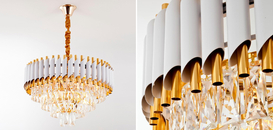 Круглая многоярусная люстра Empire Crystal Gold Круглая многоярусная люстра Empire Crystal Gold - Loft-Concept в Саратове