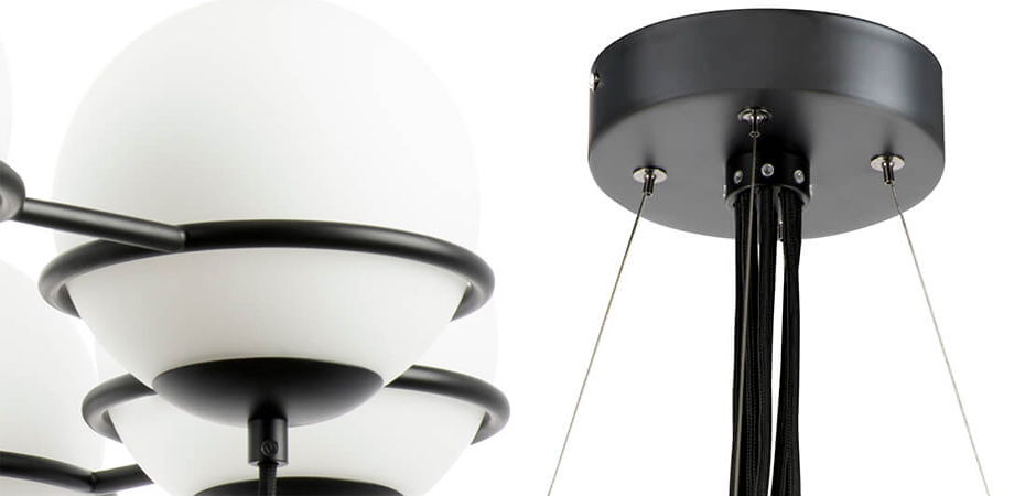 Люстра Melissa Chandelier Black 8 - фото №1