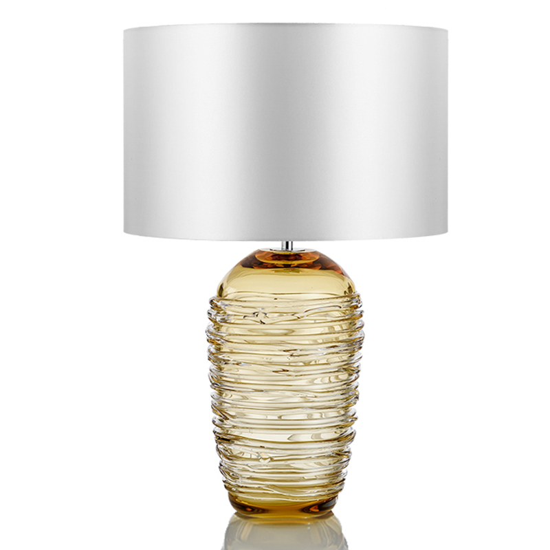 Настольная лампа Porta Romana GLB32 GLASS THREAD LAMP Amber Янтарь (Amber) Молочный в Саратове | Loft Concept 