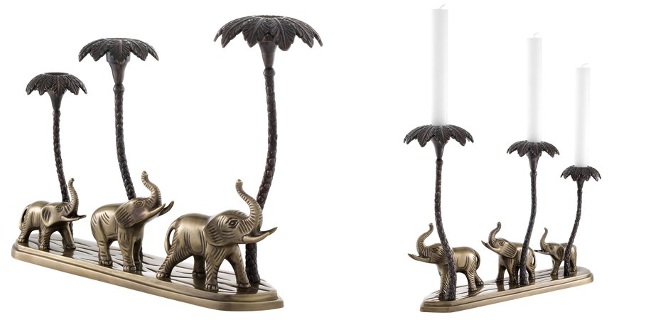 Подсвечник Eichholtz Candle Holder Trio Подсвечник Eichholtz Candle Holder Trio - Loft-Concept в Саратове