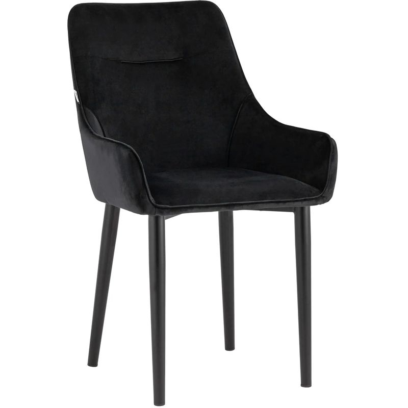 Стул Joan Chair Черный Велюр Черный Стул Joan Chair Черный Велюр Черный в Саратове | Loft Concept