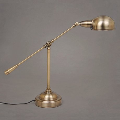 Настольная лампа Antic Table Lamp Латунь Античная полированная в Саратове | Loft Concept 
