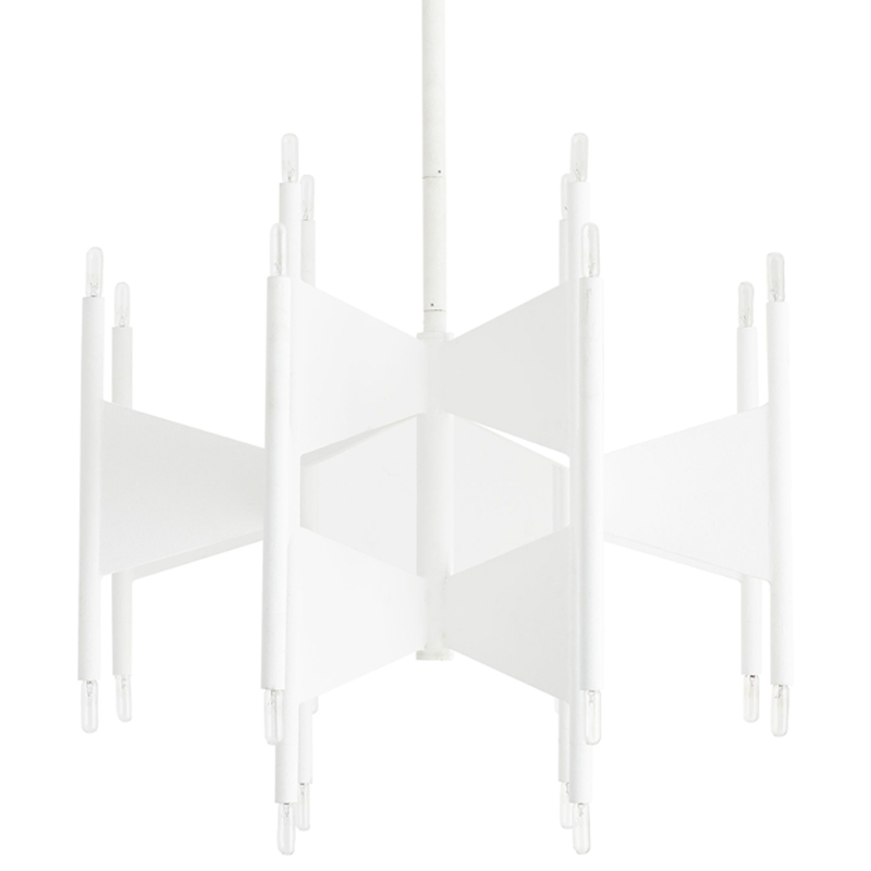 Люстра Arteriors DESKINS CHANDELIER Белый в Саратове | Loft Concept 