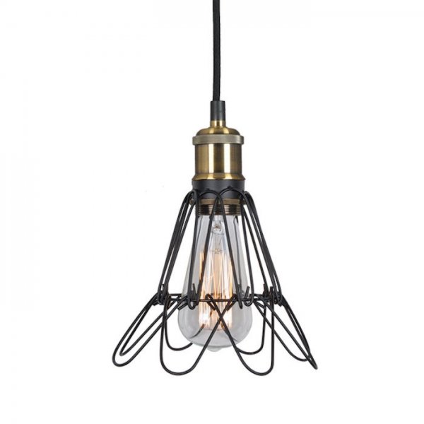 Подвесной светильник Cage Filament Pendant  в Саратове | Loft Concept 