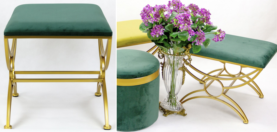 Пуф Art Deco Shapes Emerald Пуф Art Deco Shapes Emerald - Loft-Concept в Саратове