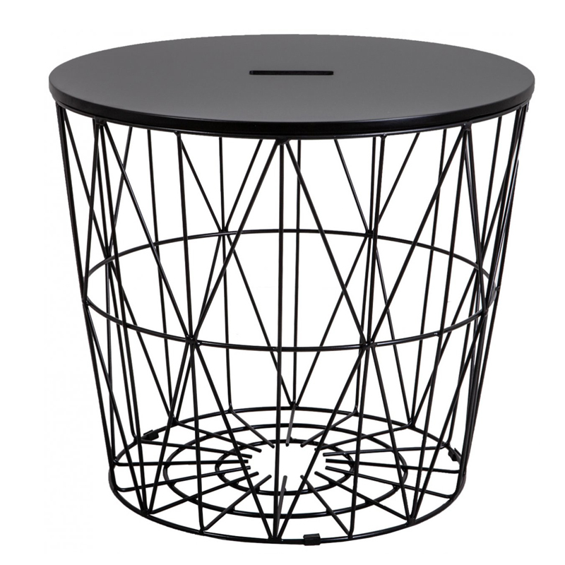 Приставной стол Cambria Side Table black Черный в Саратове | Loft Concept 