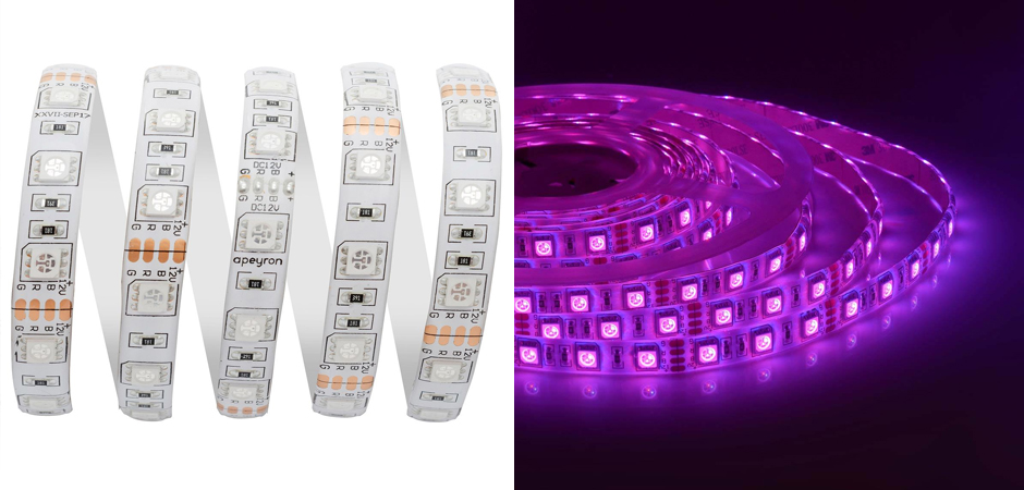 Светодиодная влагозащищенная лента 14,4W/m 60Led/m 5050SMD разноцветная 1M Светодиодная влагозащищенная лента 14,4W/m 60Led/m 5050SMD разноцветная 1M - Loft-Concept в Саратове