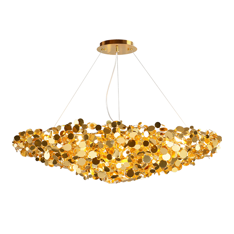 Люстра Godfreet Gold Chandelier Золотой в Саратове | Loft Concept 