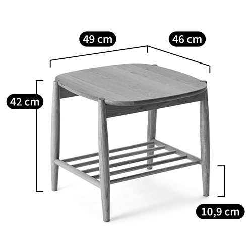 Приставной стол из массива дуба Reyer Side Table в Саратове