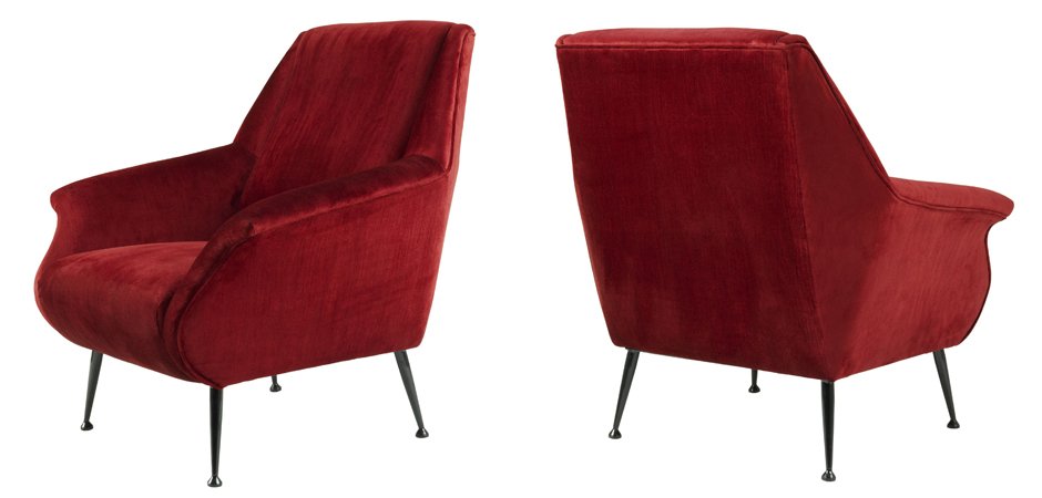 Кресло Eichholtz Chair Trezzo Red Кресло Eichholtz Chair Trezzo Red - Loft-Concept в Саратове