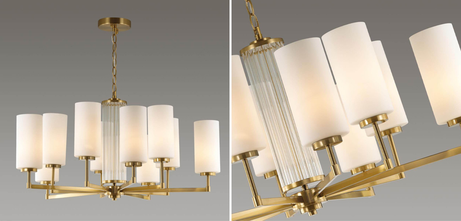 Люстра Pillars на 10 ламп - Loft-Concept в Саратове