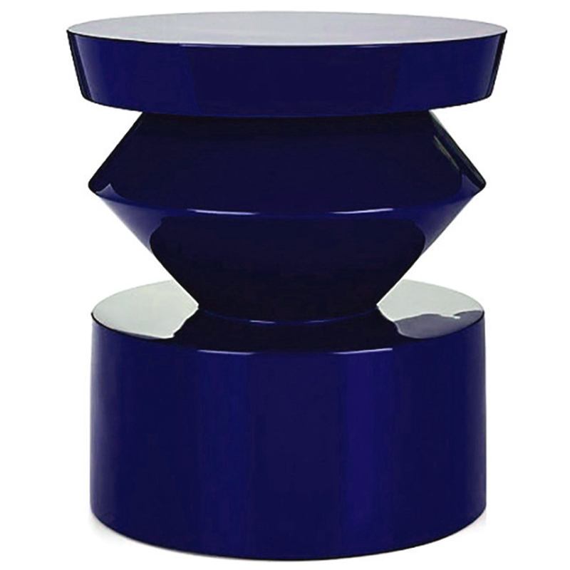Приставной столик UMA SIDE TABLE Blue Синий Приставной столик UMA SIDE TABLE Blue Синий в Саратове | Loft Concept