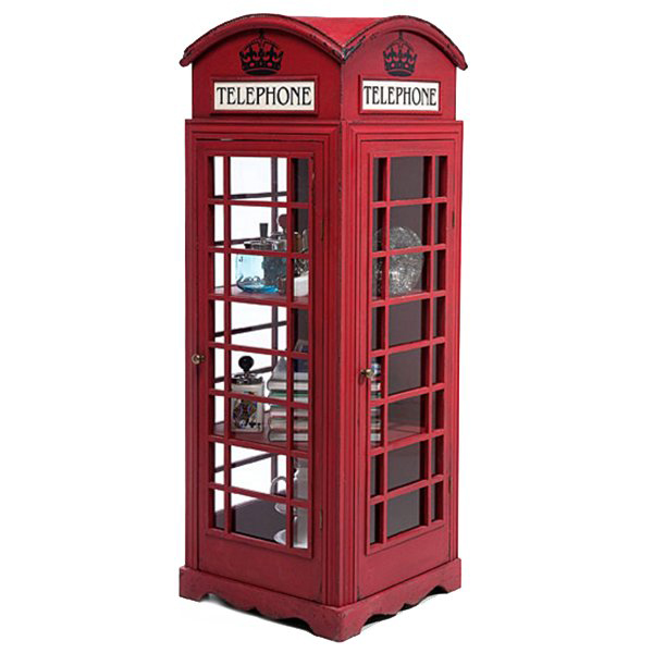 Витрина "Телефонная будка" London telephone box Красный (Red) в Саратове | Loft Concept 