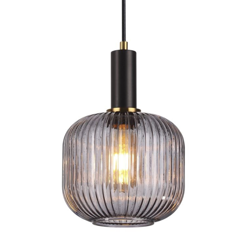 Подвесной светильник Ferm Living chinese lantern Gray Серый (Gray) Черный в Саратове | Loft Concept 