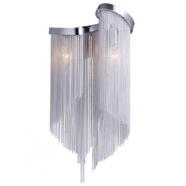 Бра Atlantis Chain Wall Lamp Black White Белый в Саратове | Loft Concept 