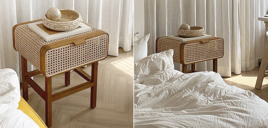 Тумба Rattan Mesh Nightstand Тумба Rattan Mesh Nightstand - Loft-Concept в Саратове