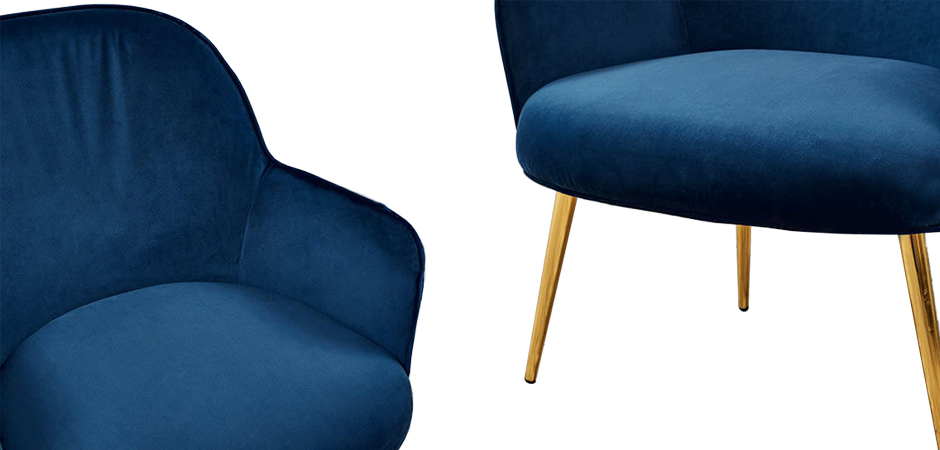 Кресло Waldeck Chair Blue Кресло Waldeck Chair Blue - Loft-Concept в Саратове
