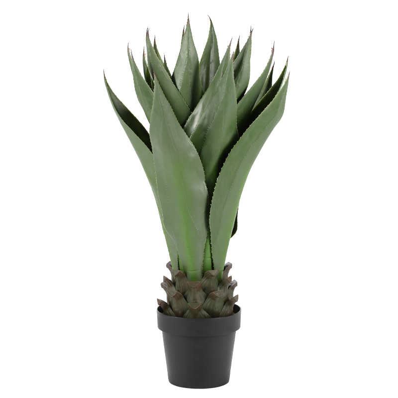 Декоративный искусственный цветок Sansevieria Plant Зеленый в Саратове | Loft Concept 