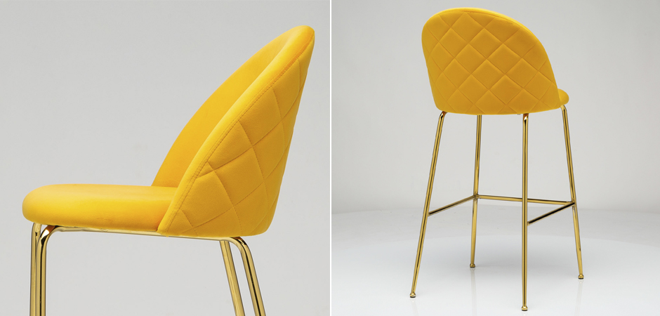 Барный стул Vendramin Bar Stool yellow Барный стул Vendramin Bar Stool yellow - Loft-Concept в Саратове