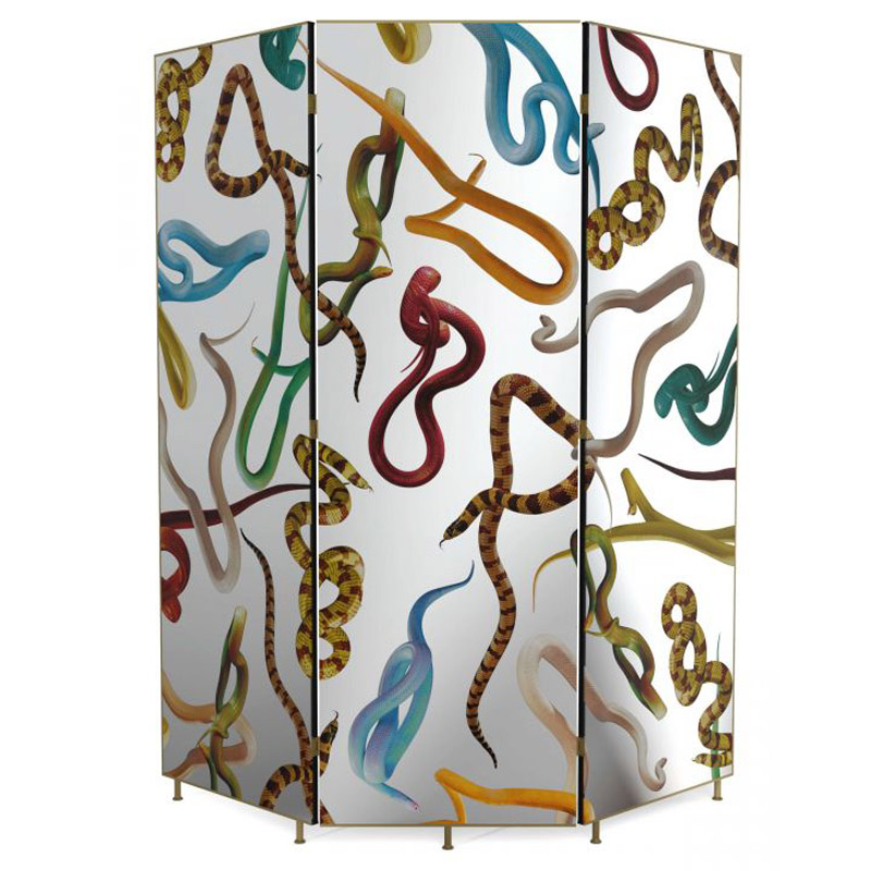 Ширма Seletti Screen Snakes Мульти Золотой Шампань Ширма Seletti Screen Snakes Мульти Золотой Шампань в Саратове | Loft Concept