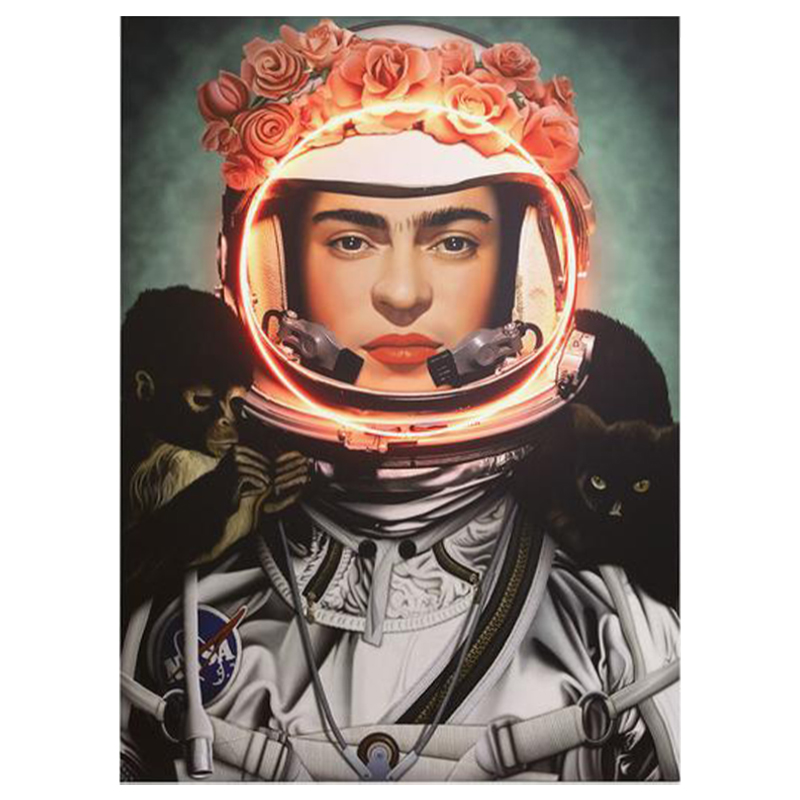Неоновый постер Фрида Кало в Скафандре Space Girl Frida Мульти Неоновый постер Фрида Кало в Скафандре Space Girl Frida Мульти в Саратове | Loft Concept