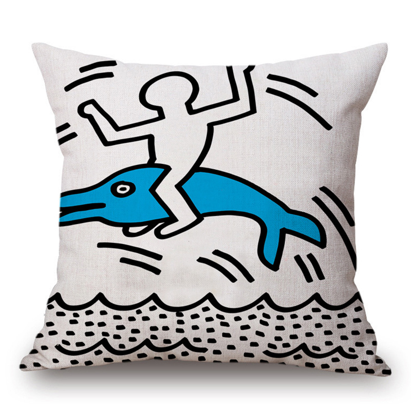 Подушка Keith Haring 13 Мульти в Саратове | Loft Concept 