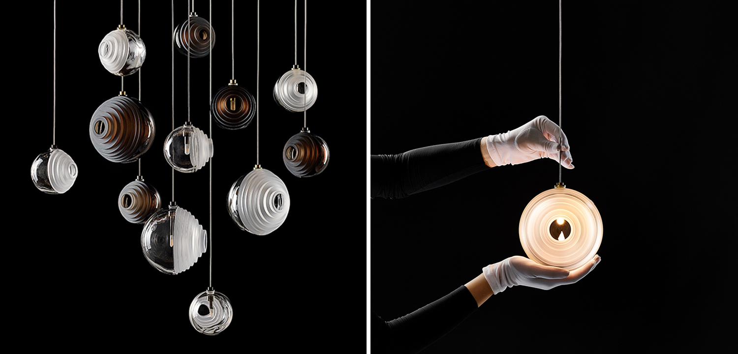 Подвесной Светильник Loft Industry Modern Glass Universe Белый - фото