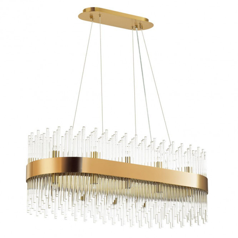 Люстра Nembus Chandelier Gold Oval Бронза Люстра Nembus Chandelier Gold Oval Бронза в Саратове | Loft Concept