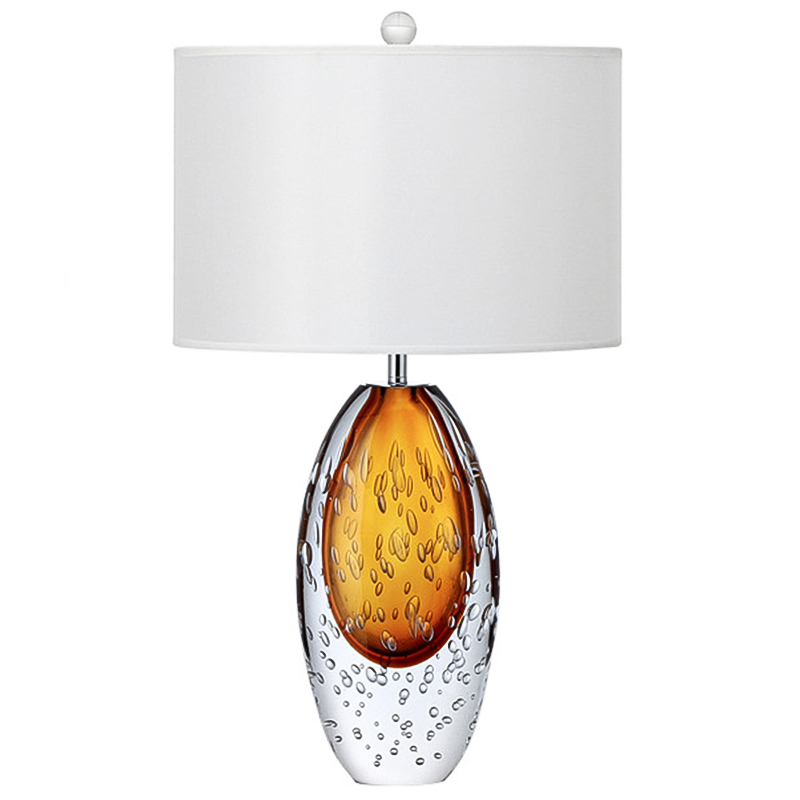 Дизайнерская Лампа настольная Crystal Table Lamp Янтарное стекло Капли Янтарный Прозрачный Белый Дизайнерская Лампа настольная Crystal Table Lamp Янтарное стекло Капли Янтарный Прозрачный Белый в Саратове | Loft Concept