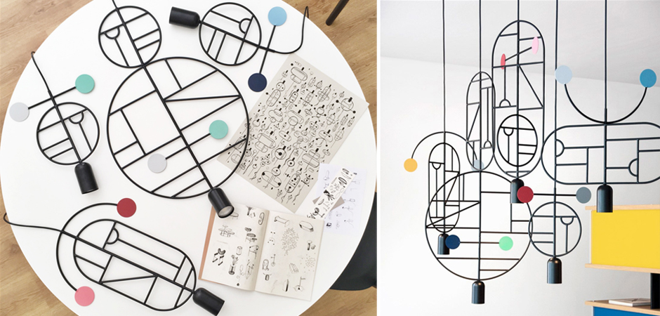 Подвесной Светильник Lines & Dots Home Adventures LDS11 Подвесной Светильник Lines & Dots Home Adventures LDS11 - Loft-Concept в Саратове