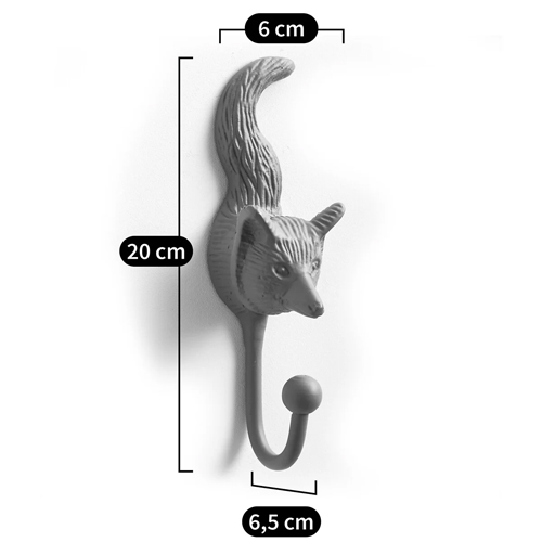 Настенный крючок лиса Fox Wall Hook Green в Саратове