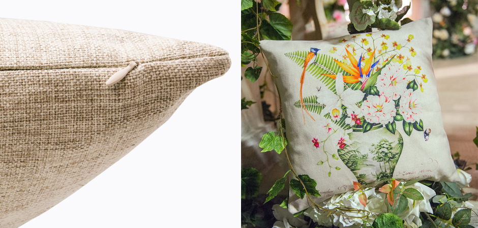 Декоративная подушка Bouquet with Strelitzia Pillow Декоративная подушка Bouquet with Strelitzia Pillow - Loft-Concept в Саратове