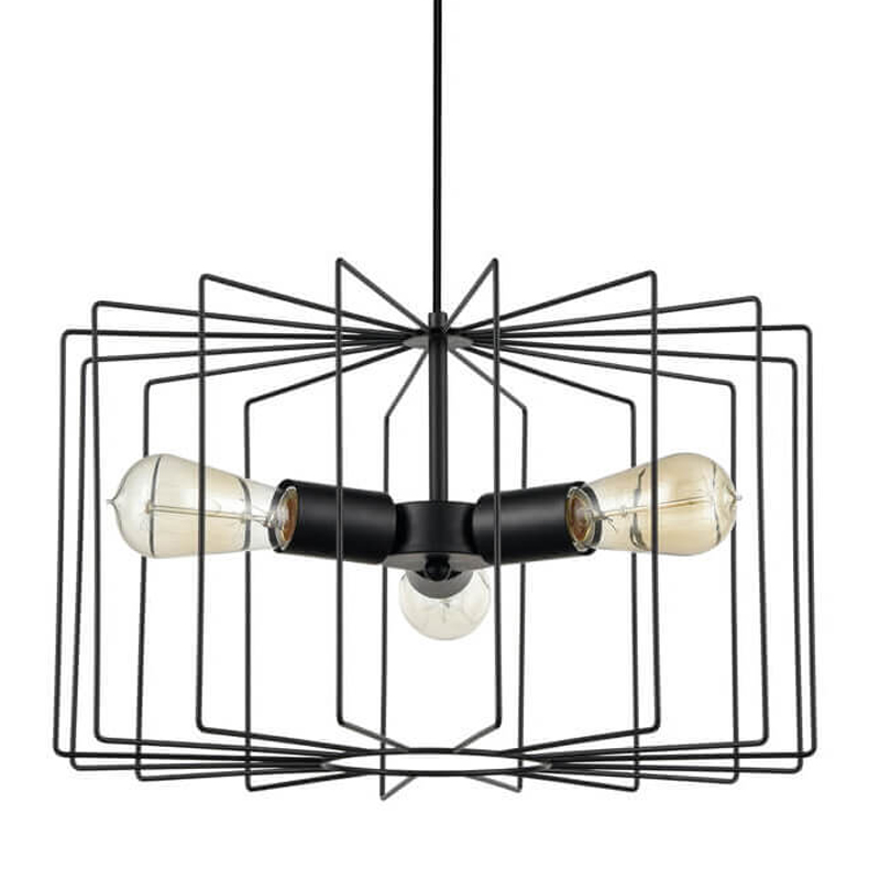 Люстра Cage Wire Color black Черный в Саратове | Loft Concept 