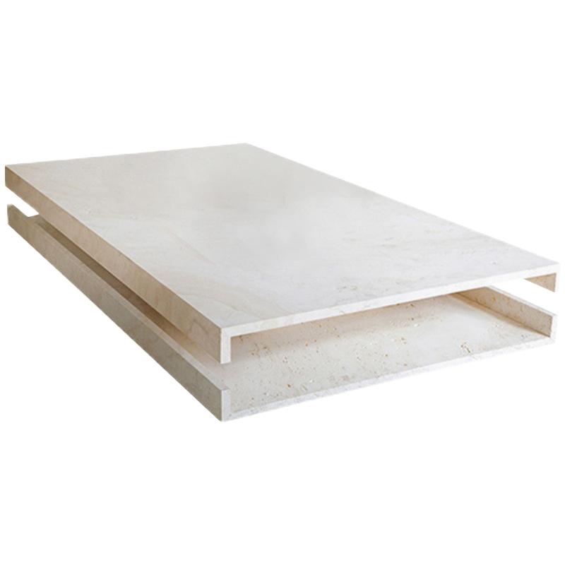 Кофейный стол Allen Travertine Coffee Table Бежевый в Саратове | Loft Concept 