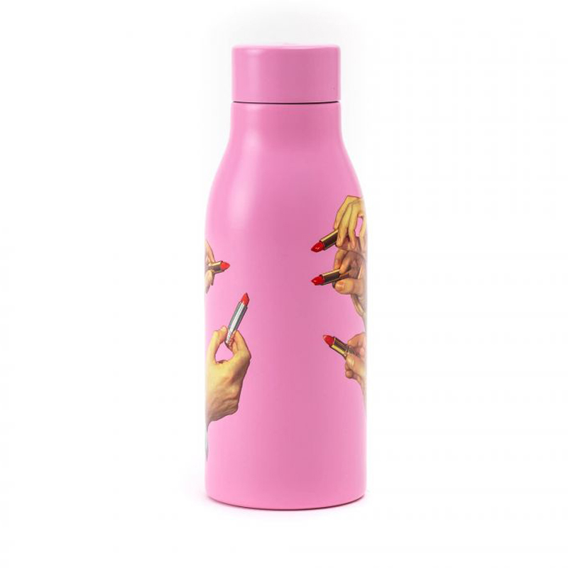 Бутылка Seletti Thermal Bottle Lipstick Pink Розовый Бутылка Seletti Thermal Bottle Lipstick Pink Розовый в Саратове | Loft Concept