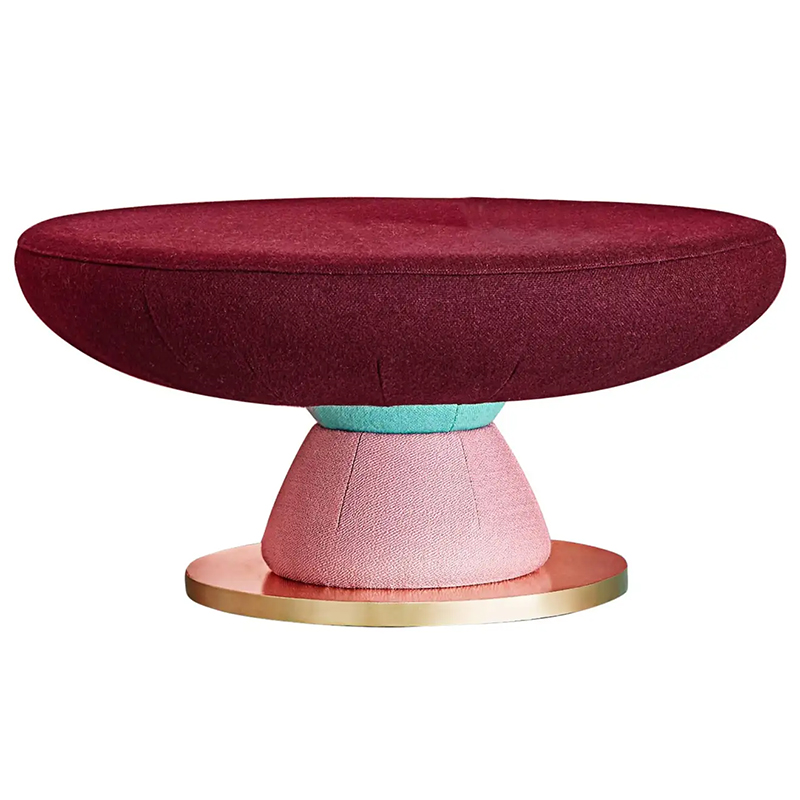 Кофейный стол дизайнерский Toadstool Collection, Colorful Coffee Table Masquespacio Бургундский красный Розовый Золотой Кофейный стол дизайнерский Toadstool Collection, Colorful Coffee Table Masquespacio Бургундский красный Розовый Золотой в Саратове | Loft Concept