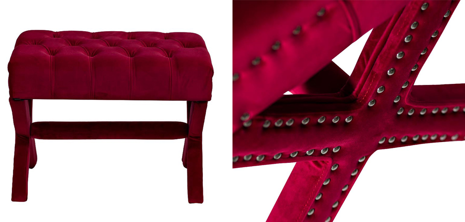 Пуф X Bench Capitone Ruby Пуф X Bench Capitone Ruby - Loft-Concept в Саратове