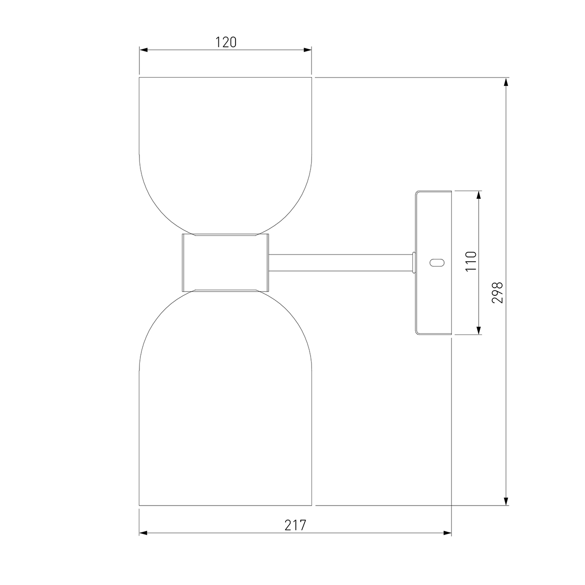 Бра Light maker studio Sconce white and smok brass в Саратове