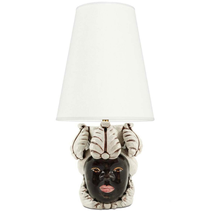 Настольная лампа Table Lamp Moro Lady Small New Dark Brown White Бежевый Коричневый Настольная лампа Table Lamp Moro Lady Small New Dark Brown White Бежевый Коричневый в Саратове | Loft Concept
