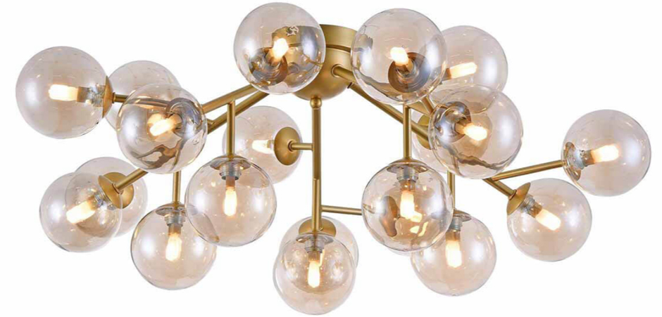 Потолочный Светильник Berries Chandelier Amber 75 Потолочный Светильник Berries Chandelier Amber 75 - Loft-Concept в Саратове
