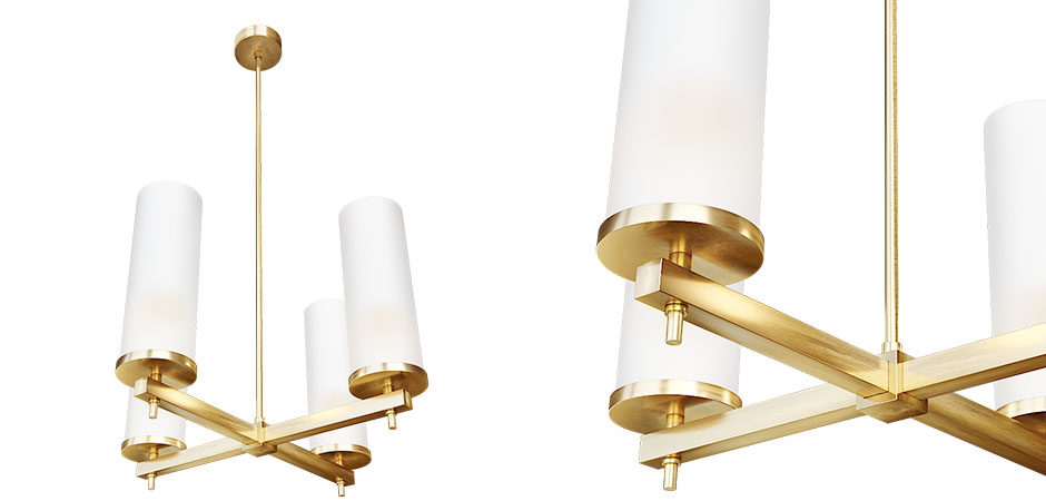 Люстра Дизайнерская Candle Holder 4 лампы Люстра Дизайнерская Candle Holder 4 лампы - Loft-Concept в Саратове