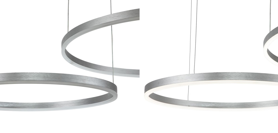 Подвесной светильник Neo Circles Double Silver Подвесной светильник Neo Circles Double Silver - Loft-Concept в Саратове