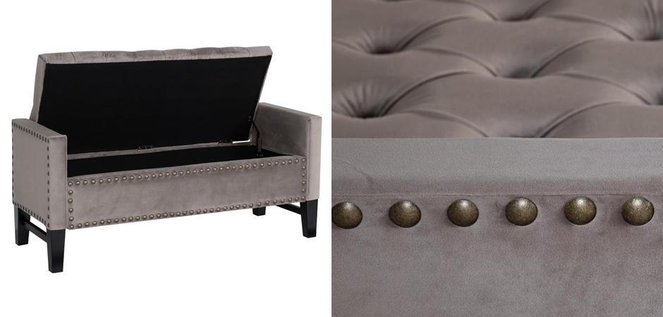 Банкетка с ящиком Helen Bench Seat Банкетка с ящиком Helen Bench Seat - Loft-Concept в Саратове