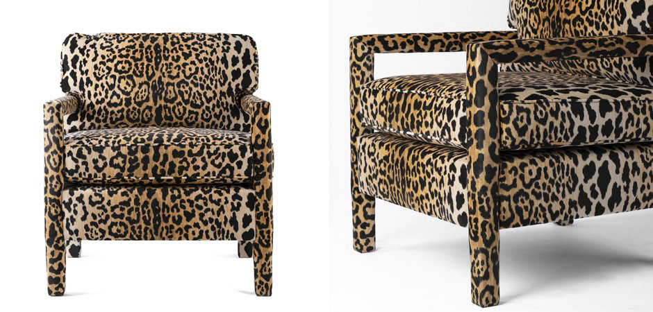 Кресло Leopard Parsons Chair Кресло Leopard Parsons Chair - Loft-Concept в Саратове