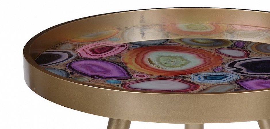 Журнальный стол Purple agate Журнальный стол Purple agate - Loft-Concept в Саратове