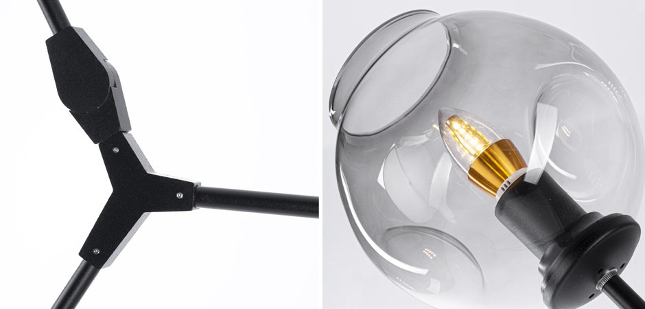 Торшер Сrumpled Glass Bubble Торшер Сrumpled Glass Bubble - Loft-Concept в Саратове
