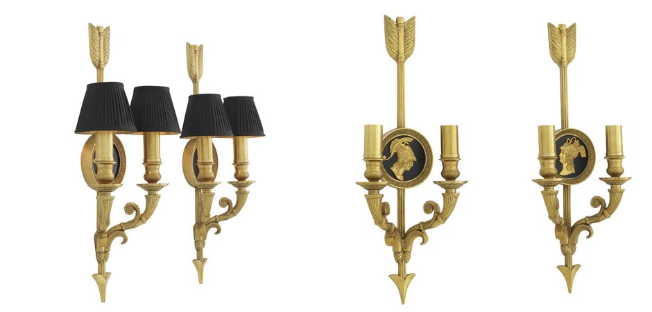 Комплект из 2-х бра Eichholtz Wall Lamp Tiberius Комплект из 2-х бра Eichholtz Wall Lamp Tiberius - Loft-Concept в Саратове
